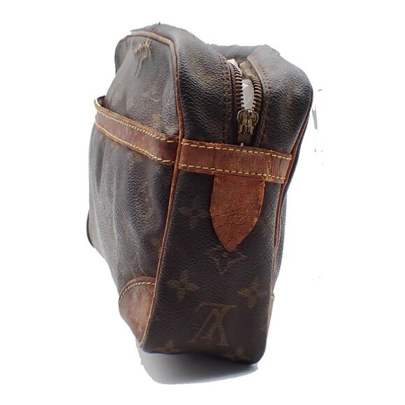 LOUIS VUITTON Compiegne 28 Clutch Hand Bag Monogram Leather Brown M51845 08EF463 - Picture 2 of 16